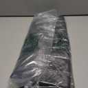 Garden Flag Storage Organizer Double Sided Hanging over Door Storage with 30 Pockets American Flag and Banners Gift Wrap Organizer for Closet Door Porch, Black