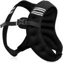 Henkelion Weighted Vest Weight Vest for Men Women Kids 6 Lbs Weights Included, Body Weight Vests Adjustable for Running, Training Workout, Jogging, Walking - Black