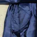 Love's cabin Satin Queen Sheets Set - 4 Piece Navy Blue Silky Bed Sheets with Deep Pocket, Luxury Silk Feel Satin Queen Size Sheet Set (1 Flat Sheet,1 Fitted Sheet,2 Pillow Cases)