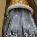 Wedding Stick Umbrellas Bulk, 40 Inch Large Canopy Umbrellas with Woven Rattan Basket Windproof Rainproof