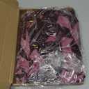 Burgundy 24 Pcs Velvet Bows Christmas Tree Ornaments Valentines Day Bows Decoration for Garland Home Coquette Wedding Decor (9 x 13 Inch,Width of 1 1/2")