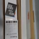 Forbena 24 Inch Floating Nursery Book Shelves for Wall, White Kids Wall Bookshelf for Bedroom, Picture Ledge Shelf with Lip for Baby Bathroom, Living Room Office Art Books (Solid Wood, Set of 4) (23.1 Inch)