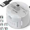 Ultra-Quiet Replacement Pump for Stainless Steel Cat Water Fountains - SMA-800 Motor - Safe and Easy to Clean with Low Voltage DC 5V and USB Cable (Side Suction Pump)