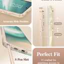 GVIEWIN for Samsung Galaxy S26 Ultra Case, [Slide Camera Cover & Built-in HD Screen Protector] [2 Front Frames] Shockproof Military Grade Protective Marble Phone Case S26 Ultra 6.9" (Glaze/Green)
