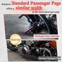 Rear Passenger Peg Highway Crash Bar fits for Harley Dyna 2006-2017,for Dyna Street Bob/Super Glide/Low Rider S/Street Bob/Switchback FLD
