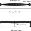 Asidrama 10 Pack 7.5 Inch(192mm) Matte Black Kitchen Cabinet Handles, Cabinet Pulls Kitchen Cabinet Hardware for Cupboard Drawer Pulls
