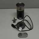 Dreo Milk Frother, 8-in-1 Electric Frother for Latte Art Coffee, 9oz/270ml Warm and Cold Foam Automatic Frothers for Dairy and Non-Dairy Milk, LED, Easy to Clean, BaristaMaker Air (Small, Black)