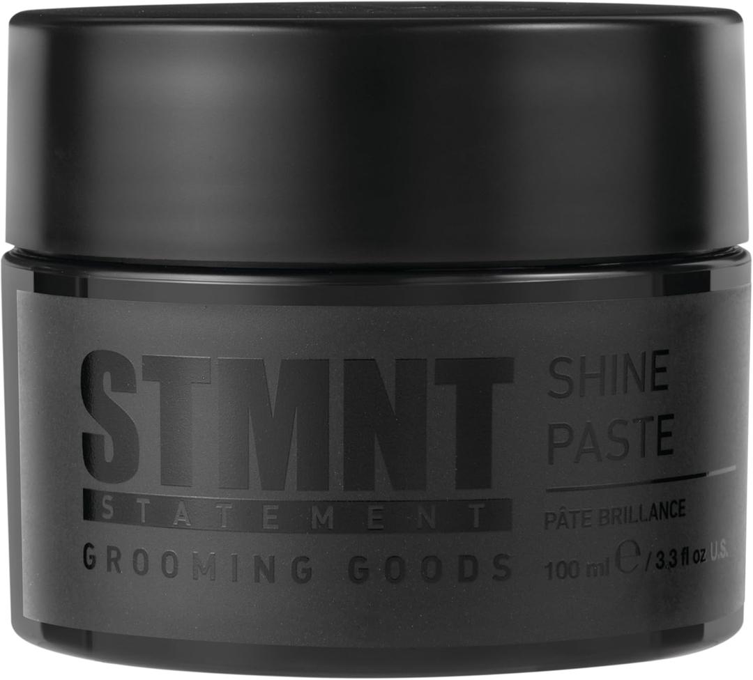 STMNT Grooming Goods Shine Paste | Natural Shine Finish | Strong Control | Non-Greasy Formula (3.38 Ounce (Pack of 1))