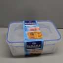 LOCK & LOCK Easy Essentials Food Storage lids/Airtight containers, BPA Free, 54 Ounce, Clear 2 Pcs