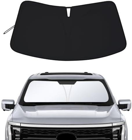 Windshield Sun Shade for Ford F150 2021-2025, Custom Fit Foldable Front Window Sunshade Sun Visor Protector, Block UV Rays Keep Your Car Cooler
