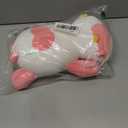 Mewaii Strawberry Cow Plush Pillow Cute Plushies, Squishy & Huggable, 13 in | Cuddly Cow Stuffed Animal Pillow, Low-Shedding, PP Cotton Fill, Machine Washable, Desk Decor, Gift For Kids & Cow Lovers