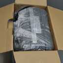 Comfort Zone Electric Portable Milkhouse Style Utility Space Heater with Adjustable Thermostat, Overheat Protection, and Safety Tip-Over Switch, Ideal for Garage or Greenhouse, 1,500W, CZ798 (Gray)