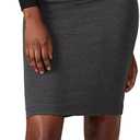 Womens Grey Ruched Dress (Small)