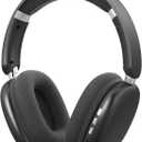 Mpods Wireless Noise Reduction Headphones Bluetooth 5.4 Over Ear Headphones with Microphone, Hi-Res Audio, 48H Playtime, Foldable Comfortable Earpads,Compatible with iOS,Android,PC,Black