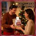 2 x 4Pcs Wooden Christmas Nativity Tiered Tray Decor Christmas Table Decoration Jesus Decor Coffee Table Centerpieces for Home Kitchen Office Decorations