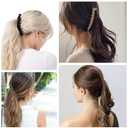 6 Pack Large Banana Clips for Women 5 Inch Matte Neutral Colors Non Slip Big Banana Hair Clip for Fine Thick Curly Voluminous Hair Ponytail Holder Hair Accessories