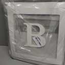 Baby Boxes with Letters for Baby Shower,Clear Baby Shower Decorations Block Boxes for Gender Reveal,Transparent Balloon Box Backdrop Birthday Party,4PCS