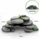 Aquarium Decor, Rock Cave House Shelter for Reptiles, Durable & Easy to Clean, Aquarium Landscape Decoration, Reptile Tank & Terrarium Accessories