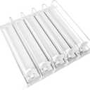 Refrigerator Drink Organizer, Self Supporting Soft Drinks Can Dispenser with Adjustable Dividers for Refrigerator Organization (WHITE)
