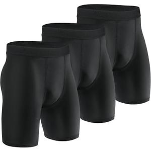 Niksa Compression Shorts Men 3 Pack, Compression Underwear for Men Athletic Shorts, Running Workout Fitness Shorts (X-Large, Black) Niksa Compression Shorts Men 3 Pack, Compression Underwear for Men Athletic Shorts, Running Workout Fitness Shorts (X-Large, Black)