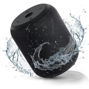 NOTABRICK Bluetooth Speaker with15W, IPX67 Waterproof Portable Speakers Bluetooth Wireless V5.0, Stereo Sound, Active Extra Bass, Double Pairing, for Party, Home Theater, Game Theater (Black)