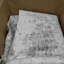 5x7 Area Rugs - Washable Rugs 5x7 for Living Room, Soft Non-Slip Washable Rug Stain Resistant Abstract Low Pile Thin Rug (Accent Grey)