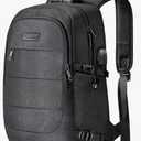 Tzowla Travel Laptop Backpack Water Resistant Anti-Theft Bag with USB Charging Port and Lock 15.6 Inch Computer Business Backpacks for Women Men Work College Gift,Casual Daypack