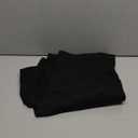 Womens Cotton Pants Casual Capri Baggy Wide Leg Trousers Palazzo Pants for Women with Pockets (Medium, Black)