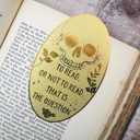 2 x Literature Brass Bookmark - Metal Bookmark, Paper Clip, Brass Page Markers, Book Lover Gifts for Women, Birthday Teacher Christmas Gifts for Women (Cat)