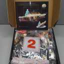 Zylvoxia Titanic Building Set, 2288 Pcs Titanic Big Ship Model Block Set with Glacier and Glowing Light Strip, Giant Ship Building Model Set for Adults and Kids