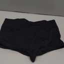 Women's Booty Shorts-High Waist V Back Yoga Shorts- Spandex Dance Hot Pants Butt Lifting Rave Bottoms M