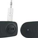 Rockville BT-Link Bluetooth Adapters (2), Aux to Bluetooth 5.0, Wireless Sync, DSP Audio, 35ft Range, Perfect for Home, Car, and Pro Audio Systems (Small)