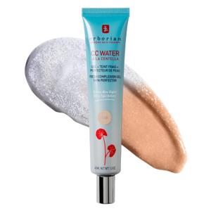 Erborian CC Water with Hyaluronic Acid - Ultra-Light Aqua Gel Color Corrector with Centella Asiatica & Hyaluronic Acid - Plump, Softer & Hydrated Skin (1.3 Ounce (Pack of 1), Clair)