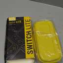 Orzly Case for Nintendo Switch Lite - Portable Travel Carry Case with storage for Switch Lite Games & Accessories [Yellow]