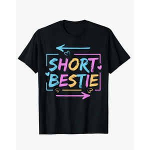 Best Friend Matching Tall Short Bestie Besties Matching BFF TShirt Small