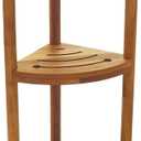 AquaTeak The Original Kai Corner Teak Bath Shelf - A. Corner Stand
