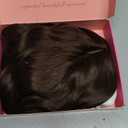 UDU Short Wavy Hair Topper for Women with Thinning Hair, 11 Inch Natural Looking Hairpiece, Volume Booster Wiglet for Coverage, Heat Resistant Synthetic Topper for Women (Mixed Golden Chestnut)