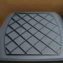 Catit Jumbo Hooded Cat Pan, White/Grey, 57-46.5-50cm