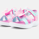 Skechers Magic Collection Lights Jumpsters Butterfly Brites, Pink Multi, 3