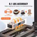 VEVOR Computing Digital Platform Scale, 660 lbs Load, 0.1 lbs Accuracy Computing Floor Scale with LB/KG, Tare, Price Calculator, Stainless Steel High-Definition Display for Boxes, Luggages, FCC Listed