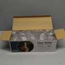 Concordia Supply Clear Shield Candle Drip Protectors - (Pack of 50) Wax Catcher for Candlesticks, Convenient for Church Vigils, Memorials, Congregational, & Christmas Eve Candles