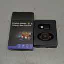 2026 Aimoon Mini Wireless CarPlay Adapter Upgrade Wired to Wireless for CarPlay & Android Auto Plug and Play Fast Auto-Reconnect Stable Control Zero Delay Car Play for iPhone iOS 10+ Android 11+