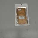 Hualele Magnetic for iPhone 13 & iPhone 14 Case, Compatible with MagSafe, Military Grade Dropproof Translucent Matte Back Cute Curly Wave Edge Slim Phone Case,Brown