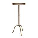 Storied Home Metal Martini Cocktail Accent Table