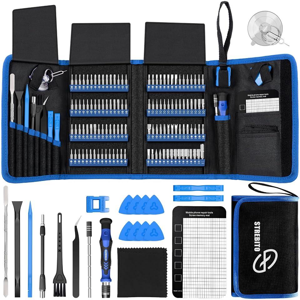 Electronics Precision Screwdriver Sets 142-Piece with 120 Bits