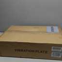 Vibration Plate Exercise Machine Weight Loss, Full Body Workout Vibration Plate Lymphatic Drainage, 199 Adjustable Speeds Power Shaping Vibrating Plate 450 Lbs Capacity Fitness Platform (Black)