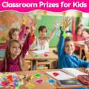 100PCS Glitter Sticky Hands Valentine Party Favors for Kids 4-8 8-12 Birthday Supplies Easter Egg Fillers Goodie Bag Stuffers Classroom Treasure Box Carnival Prizes Bulk Treat Trinkets Pinata Stuff