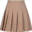 Skirts for Girls Pleated Skirt A-line Tennis Outfits High Waisted School Uniform Skirts with Shorts (4T)
