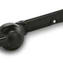 Korky Strongarm Metal Toilet Handle and Lever - Universal to Fit Front, Angled, Side, Left, and Right Mount Toilets - Matte Black, Simple Style, 6034BP
