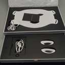 MEGELIN 7 Colors Led Light Therapy Facial Mask, Face Light Therapy Mask for Face, Reduce Wrinkles Smooth Skin, Infrared Light Skin Rejuvenation (White)